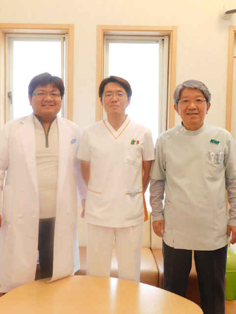 小嶋 太郎 名誉院長 ＆ 太巳 院長 ＆ 允郎 歯科医師