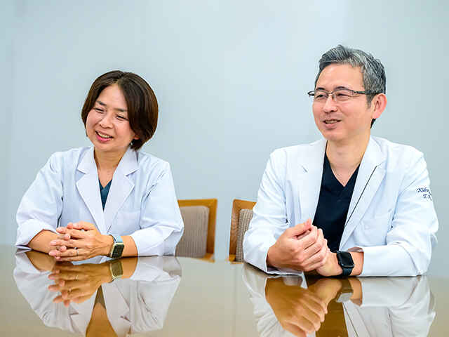 小川 千恵 院長 & 森戸 卓 副院長