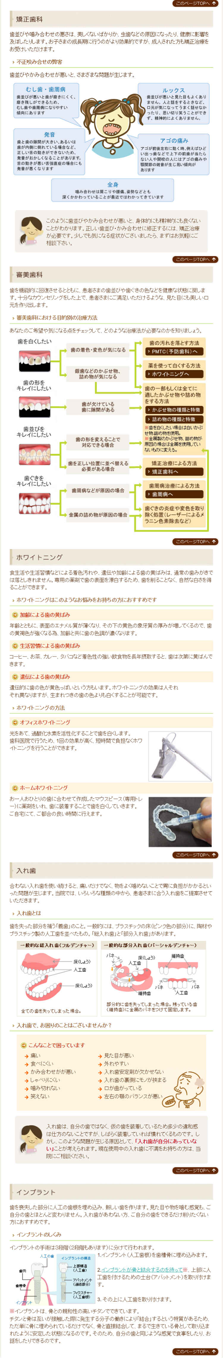 下麻生デンタルクリニックのお知らせ内容